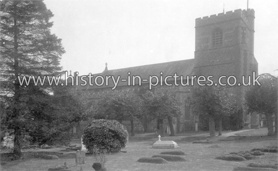 St Mary & St Lawrence Church, Great Waltham, Essex. c.1915